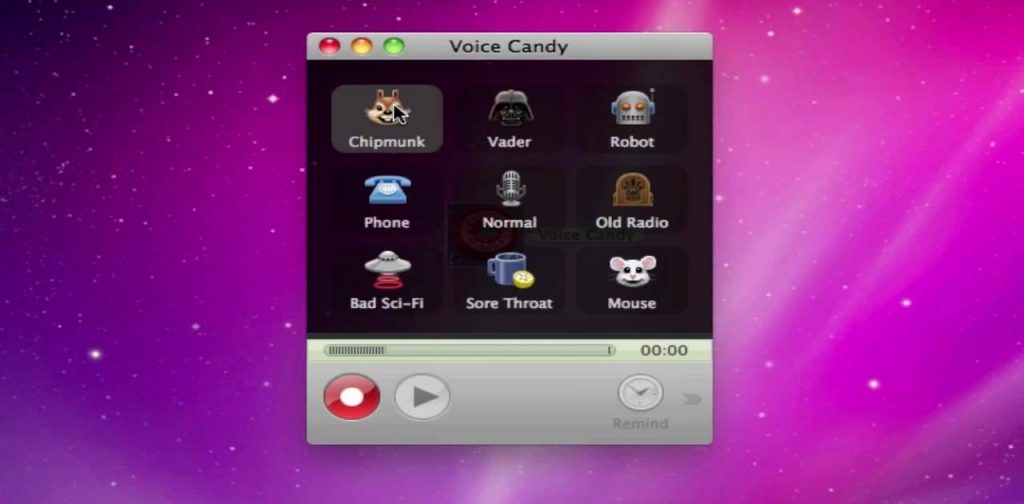 Voice Candy modulador de voz para mac